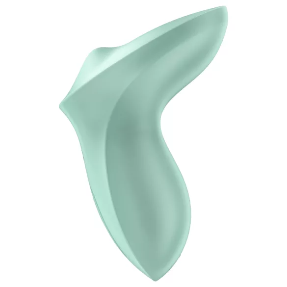 Satisfyer Exciterrr - вибратор за клитора с въртящи се перли - зелен