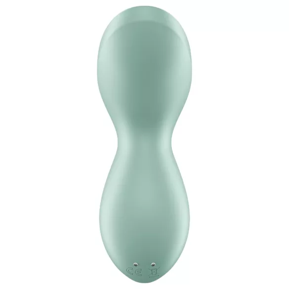 Satisfyer Exciterrr - вибратор за клитора с въртящи се перли - зелен