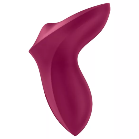 Satisfyer Exciterrr - вибратор за клитор с въртящи се перли - червен