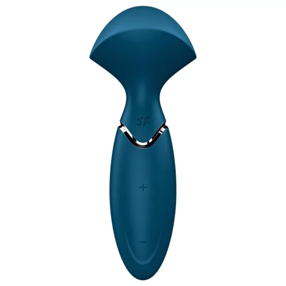 Satisfyer Mini Wand-er - водоустойчив масажиращ вибратор (син)