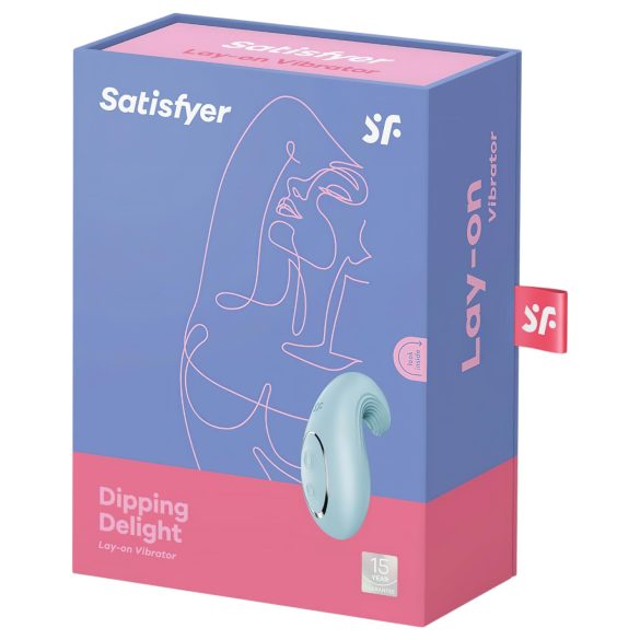 Satisfyer Dipping Delight - вибратор за клитор - акумулаторен - син