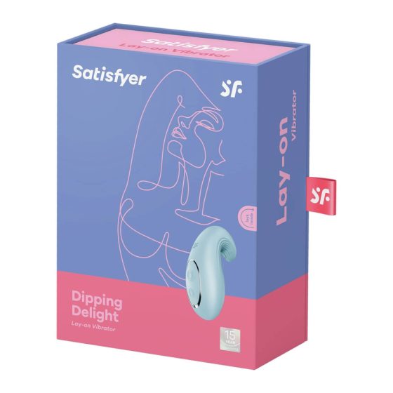 Satisfyer Dipping Delight - безжичен вибратор на клитора (син)