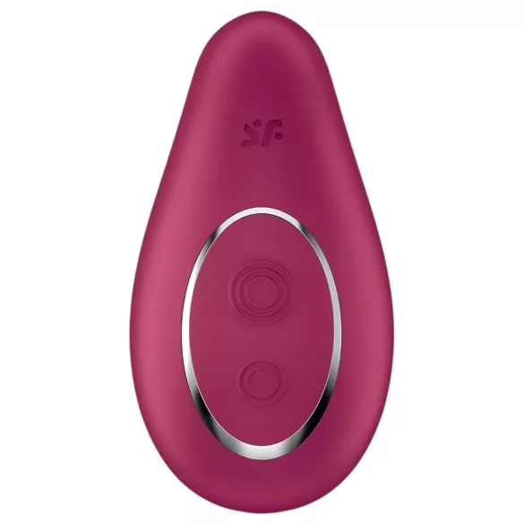 Satisfyer Dipping Delight - вибратор за клитор с акумулатор - червен