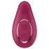 Satisfyer Dipping Delight - вибратор за клитор с акумулатор - червен