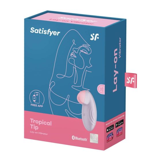 Satisfyer Tropical Tip - интелигентен клиторен вибратор (лилав)
