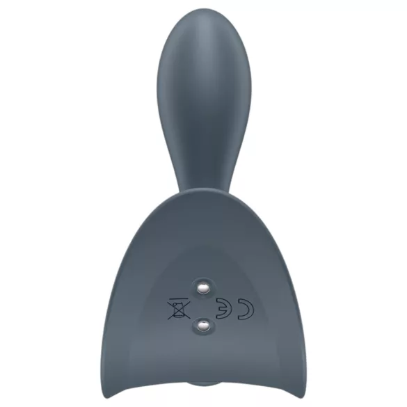Satisfyer - анален вибратор за начинаещи - с вибрация - сив