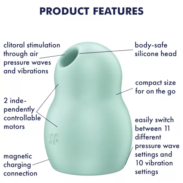 Satisfyer Pro To Go 1 - клиторен стимулатор с въздушни вълни