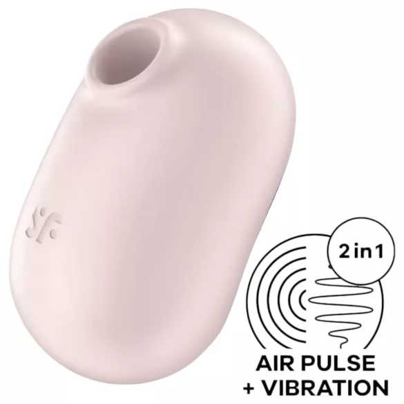 Satisfyer Pro To Go 2 - стимулатор за клитор с въздушни вълни (бежов)