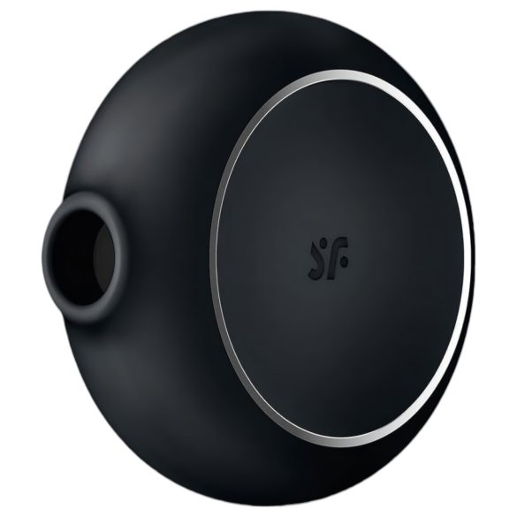 Сатисфайър Про То Го 3 - Въздушен клиторен стимулатор (черен)