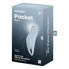   Satisfyer Pocket Pro 1 - презареждащ се, въздушно-вълнов стимулатор на клитора (син)