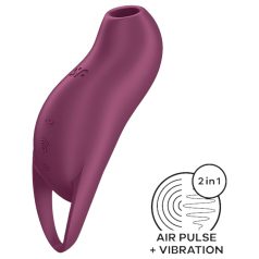   Satisfyer Pocket Pro 1 - акумулаторен, въздушен клитор стимулатор (лилав)