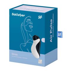   Satisfyer Orca - водоустойчив клиторен стимулатор с въздушна вълна (черно и бяло)