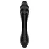 Satisfyer Dazzling Crystal 1 - двустранно стъклено дилдо - черно