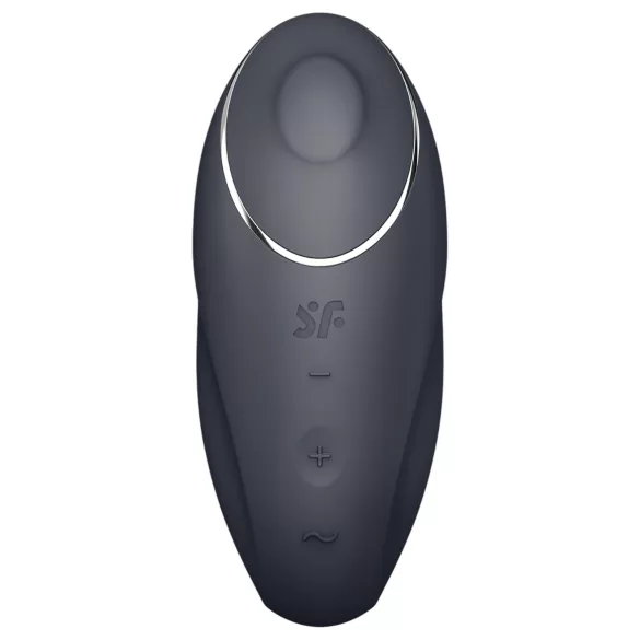 Satisfyer Tap & Climax 1 - вибратор за клитора 2 в 1 - черен