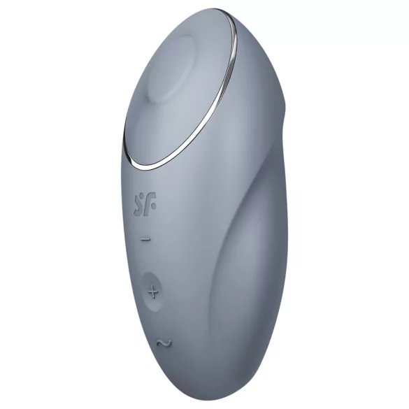 Satisfyer Tap & Climax 1 - клиторен вибратор 2в1 - сив