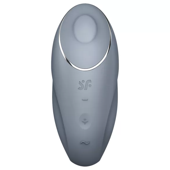 Satisfyer Tap & Climax 1 - клиторен вибратор 2в1 - сив