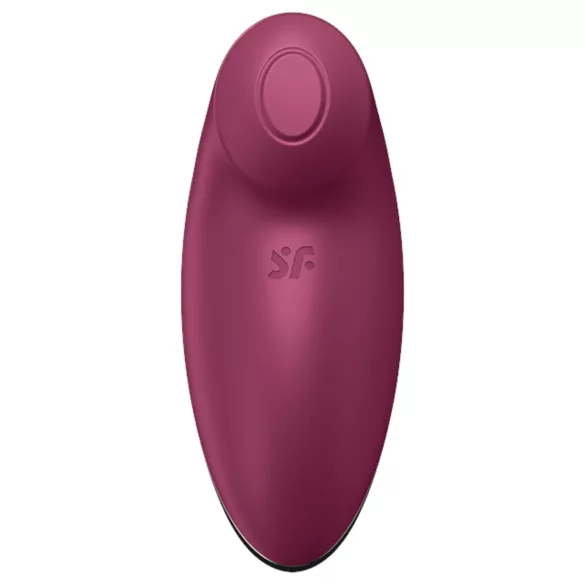 Satisfyer Tap & Climax 2 - вибратор и клитор стимулатор 2в1 - червен