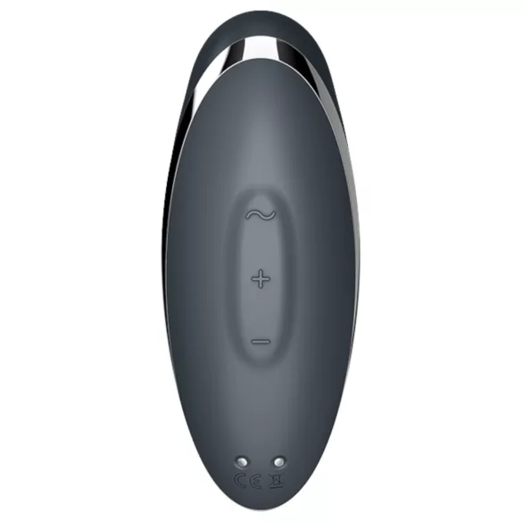 Satisfyer Tap & Climax 2 - вибратор за клитор 2в1 - сив