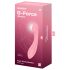 Satisfyer G-Force - акумулаторен, водоустойчив G-точков вибратор (розов)