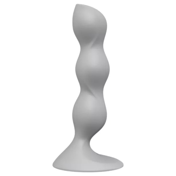 Satisfyer Triple Ball-R - дилдо с топчета - сиво