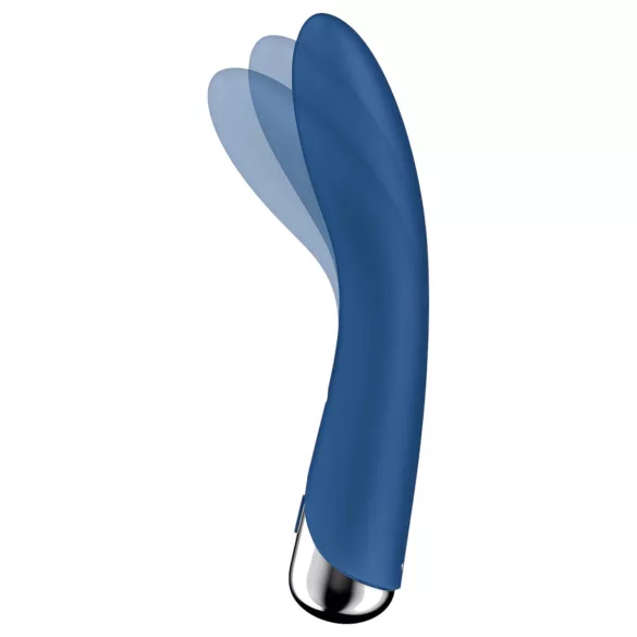 Satisfyer Spinning Vibe 1 - вибратор за G-точка с въртяща глава - син