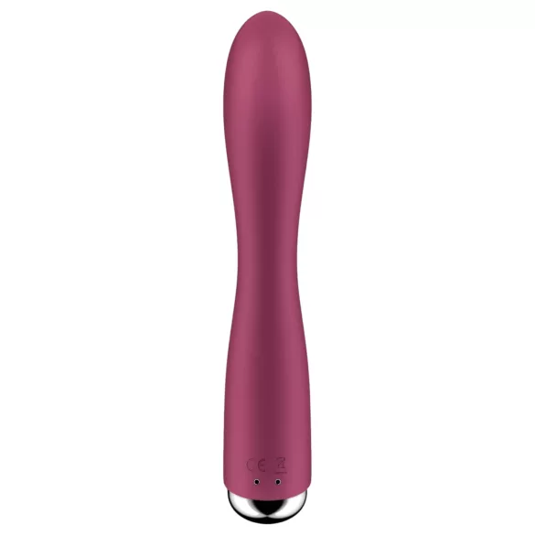 Satisfyer Spinning Rabbit 1 - вибратор за клитор с въртящо се рамо - червен
