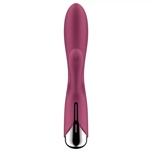 Satisfyer Spinning Rabbit 1 - вибратор за клитор с въртящо се рамо - червен