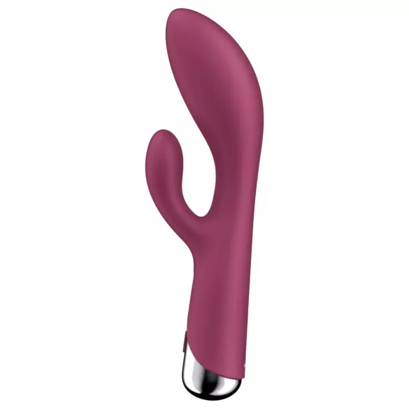 Satisfyer Spinning Rabbit 1 - вибратор за клитор с въртящо се рамо - червен