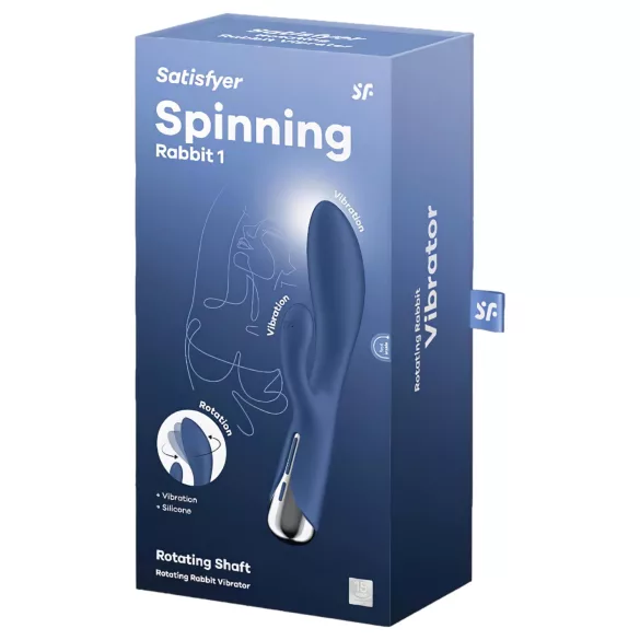 Satisfyer Spinning Rabbit 1 - въртящ се заешки вибратор с клитор стимулатор