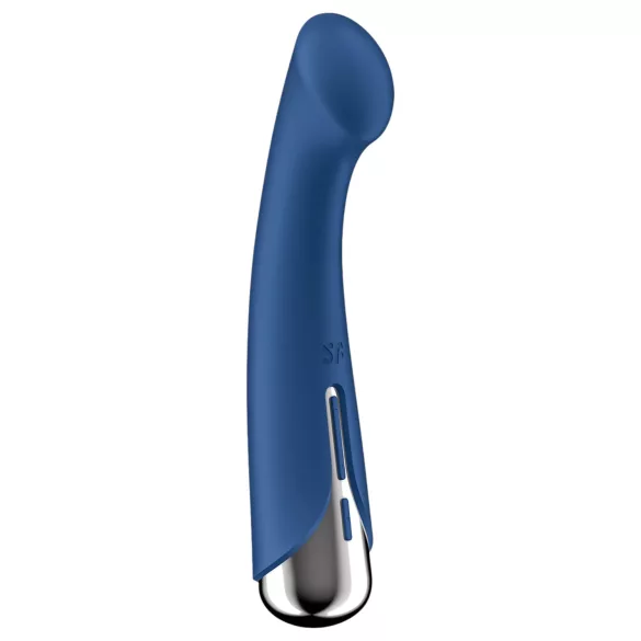 Satisfyer Spinning G-Spot 1 - вибратор за G-точка с въртяща се глава (син)