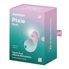   Satisfyer Pixie Dust - акумулаторна въздушна вълна за стимулиране на клитора (ментово-розова)