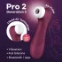 Satisfyer Pro 2 Gen3 - вибратор за клитор с вълни от въздух, управляван чрез приложение (червен)