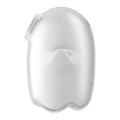   Satisfyer Glowing Ghost - светещ въздушен иритатор на клитора (бял)