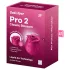 Satisfyer Pro 2 Classic Blossom - вакуумен стимулатор за клитор - червен