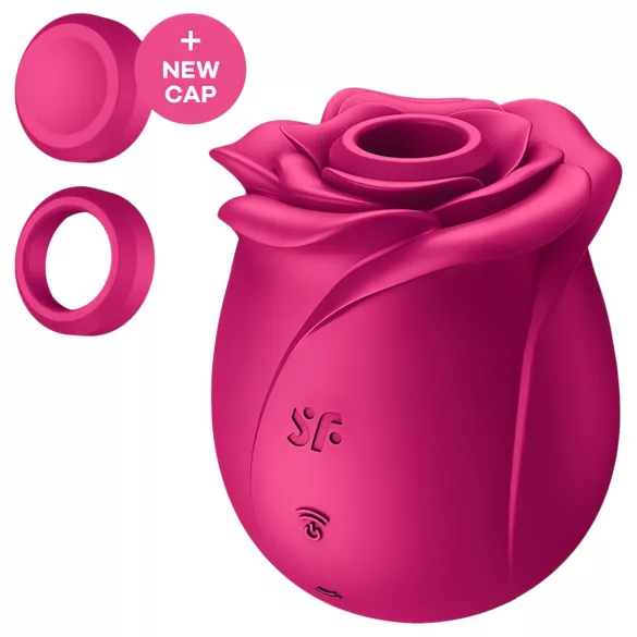Satisfyer Pro 2 Classic Blossom - вакуумен стимулатор за клитор - червен
