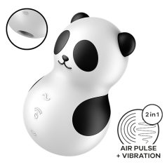   Satisfyer Pocket Panda - въздушен вибратор за клитор (черен)