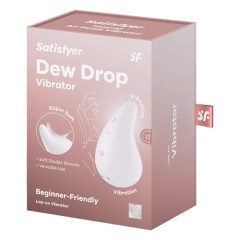   Satisfyer Dew Drop - акумулаторен водоустойчив вибратор за клитора (бял)