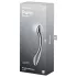 Satisfyer Pure Gravity 1 - метален дилдо с релеф - сребрист