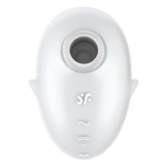   Satisfyer Cutie Ghost - безжичен, въздушно-вълнов стимулатор на клитора (бял)