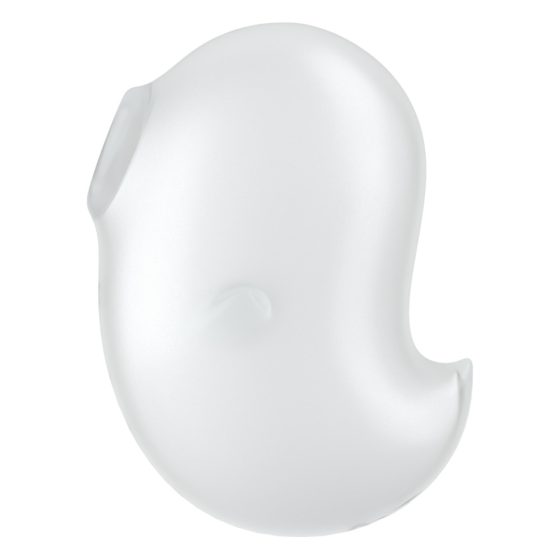 Satisfyer Cutie Ghost - безжичен, въздушно-вълнов стимулатор на клитора (бял)