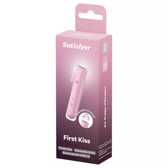 Satisfyer First Kiss - вакуумен стимулатор за клитор (розов)