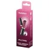 Satisfyer Deep Kiss - вибратор със въздушни вълни - черен, форма червило
