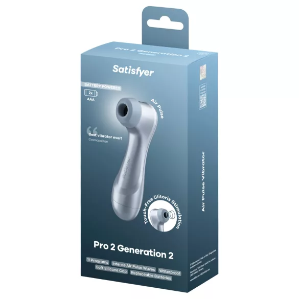 Satisfyer Pro2 Gen2 - клитор стимулатор с въздушни вълни - син