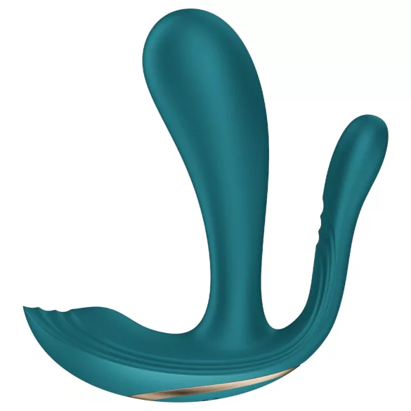 Satisfyer Top Secret+ - 3‑раменен, носим вибратор (зелен)