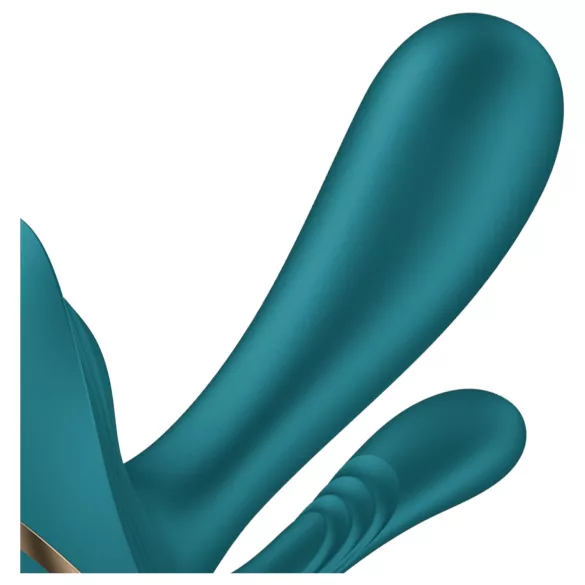 Satisfyer Top Secret+ - 3‑раменен, носим вибратор (зелен)