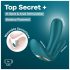 Satisfyer Top Secret+ - вибратор за носене - троен - зелен