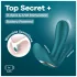 Satisfyer Top Secret+ - 3‑раменен, носим вибратор (зелен)