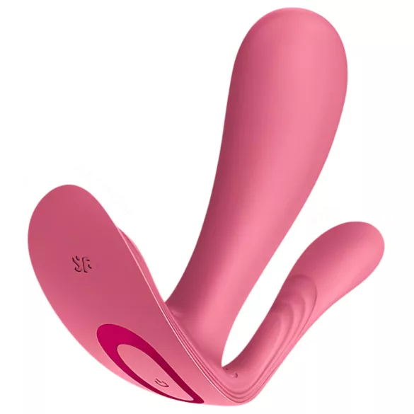 Satisfyer Top Secret+ - носим вибратор за G-точка и анална стимулация (розов)