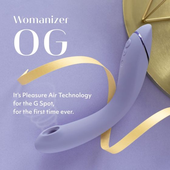 Womanizer OG - вибратор за G-точка 2в1 (лилав)