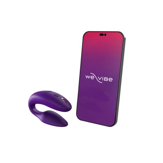 We-Vibe Sync - интелигентен, презареждащ се, радиоуправляем вибратор (лилав)